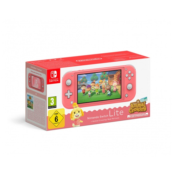 Nintendo Switch Lite – Korall | Tragbare Spielkonsole