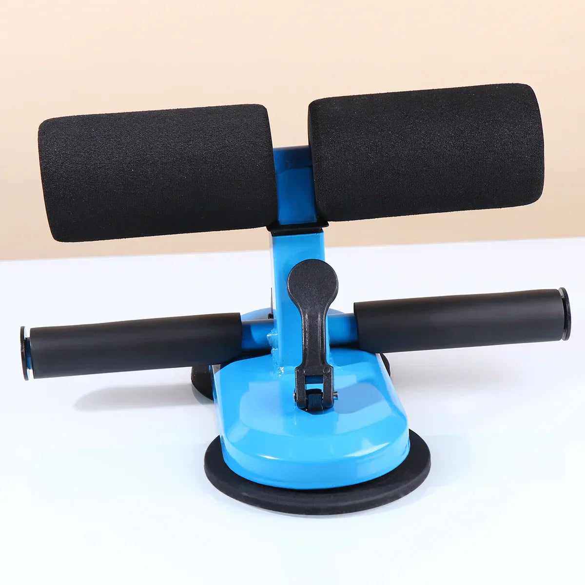 NNEOBA Suction Cup Sit-Up Assist Device – Blau | Doppelstange | Core Training
