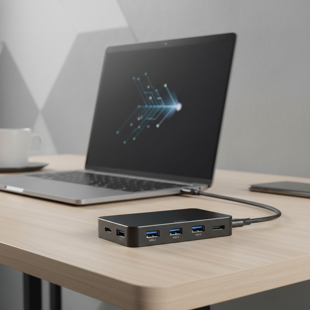 USB Hub am Laptop