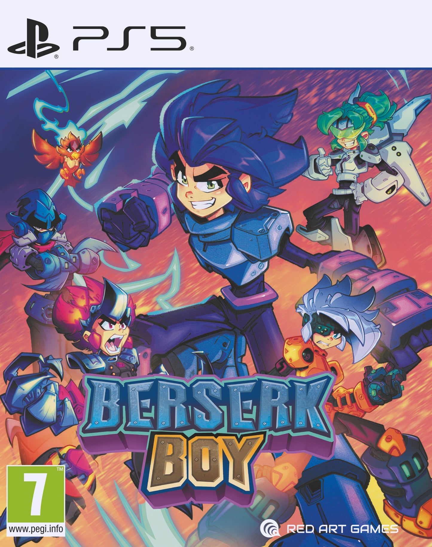 Berserk Boy – PS5 | Rasanter Retro-Action-Platformer mit 5 Elemental-Formen | Metroidvania & Combo-System