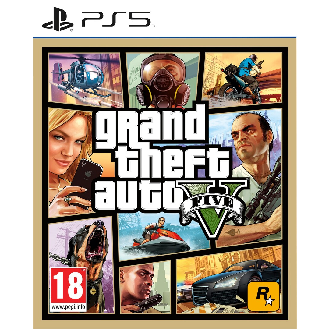 Grand Theft Auto V – PS5 | Open-World-Klassiker neu erleben | 4K, 60FPS, Ray Tracing & DualSense