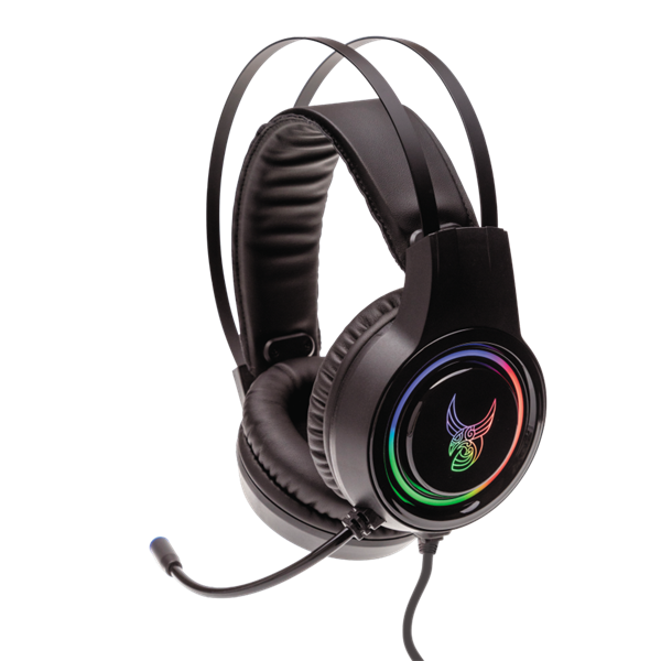 L33T Gaming GJALLARHORN 50mm RGB Gaming Headset – Schwarz
