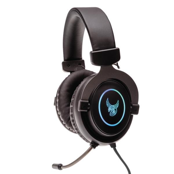 L33T Gaming GJERMUNDBU RGB Gaming Headset mit Mikrofon – Schwarz