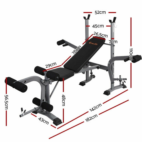 Everfit Multistation Hantelbank – Fitnessgerät für zuhause
