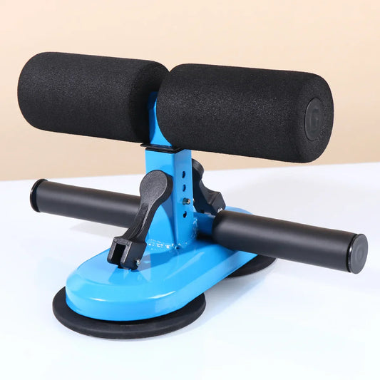 NNEOBA Suction Cup Sit-Up Assist Device – Blau | Doppelstange | Core Training