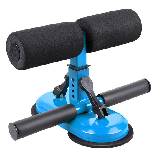 NNEOBA Suction Cup Sit-Up Assist Device – Blau | Doppelstange | Core Training