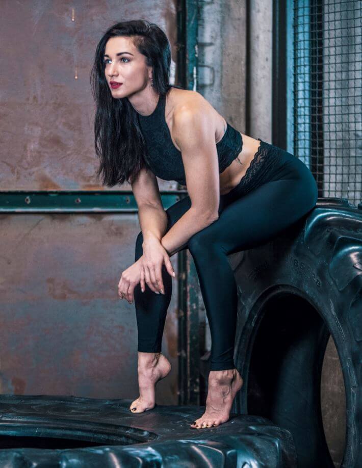 Dragonfly Adriana – Sport-Leggings mit Spitze
