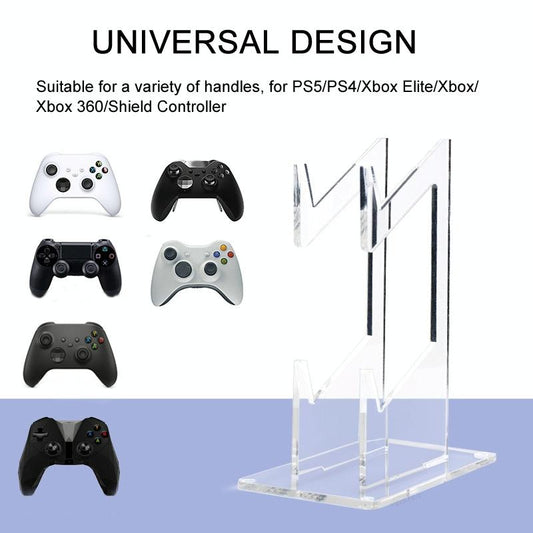 Transparenter Acryl-Controller-Ständer – Doppelstöckig für PS5 / PS4 / PS3 / Xbox
