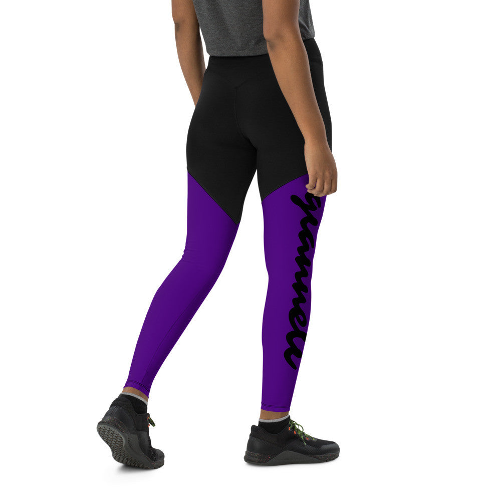 Gianneli – Sport-Leggings mit Kompression | ⅞-Länge