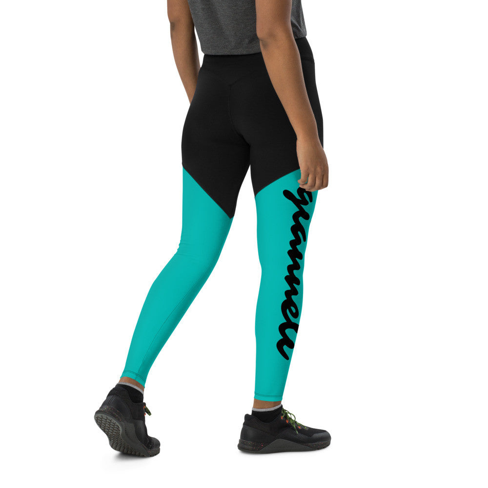 Gianneli – Sport-Leggings mit Kompression | ⅞-Länge