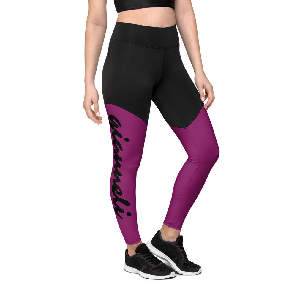 Gianneli – Sport-Leggings mit Kompression | ⅞-Länge