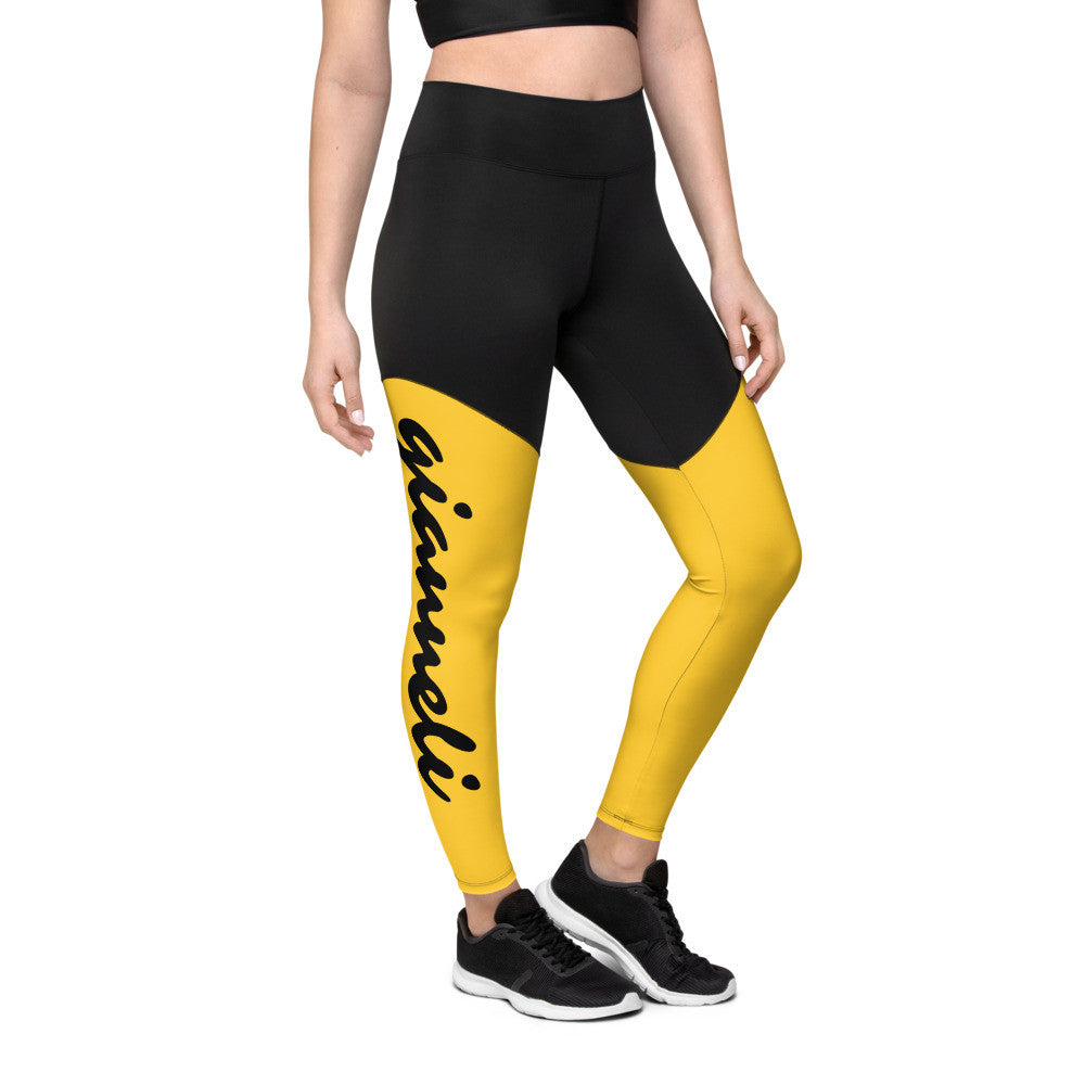 Gianneli – Sport-Leggings mit Kompression | ⅞-Länge