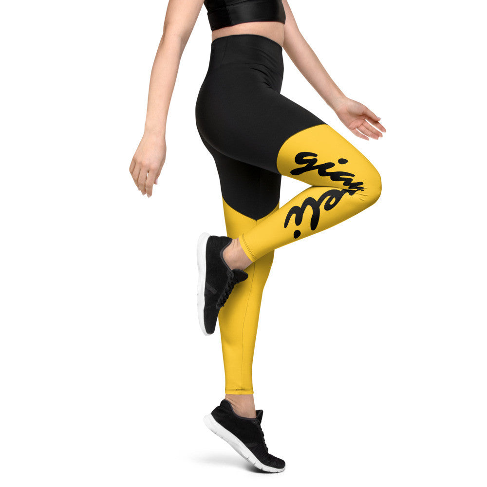 Gianneli – Sport-Leggings mit Kompression | ⅞-Länge