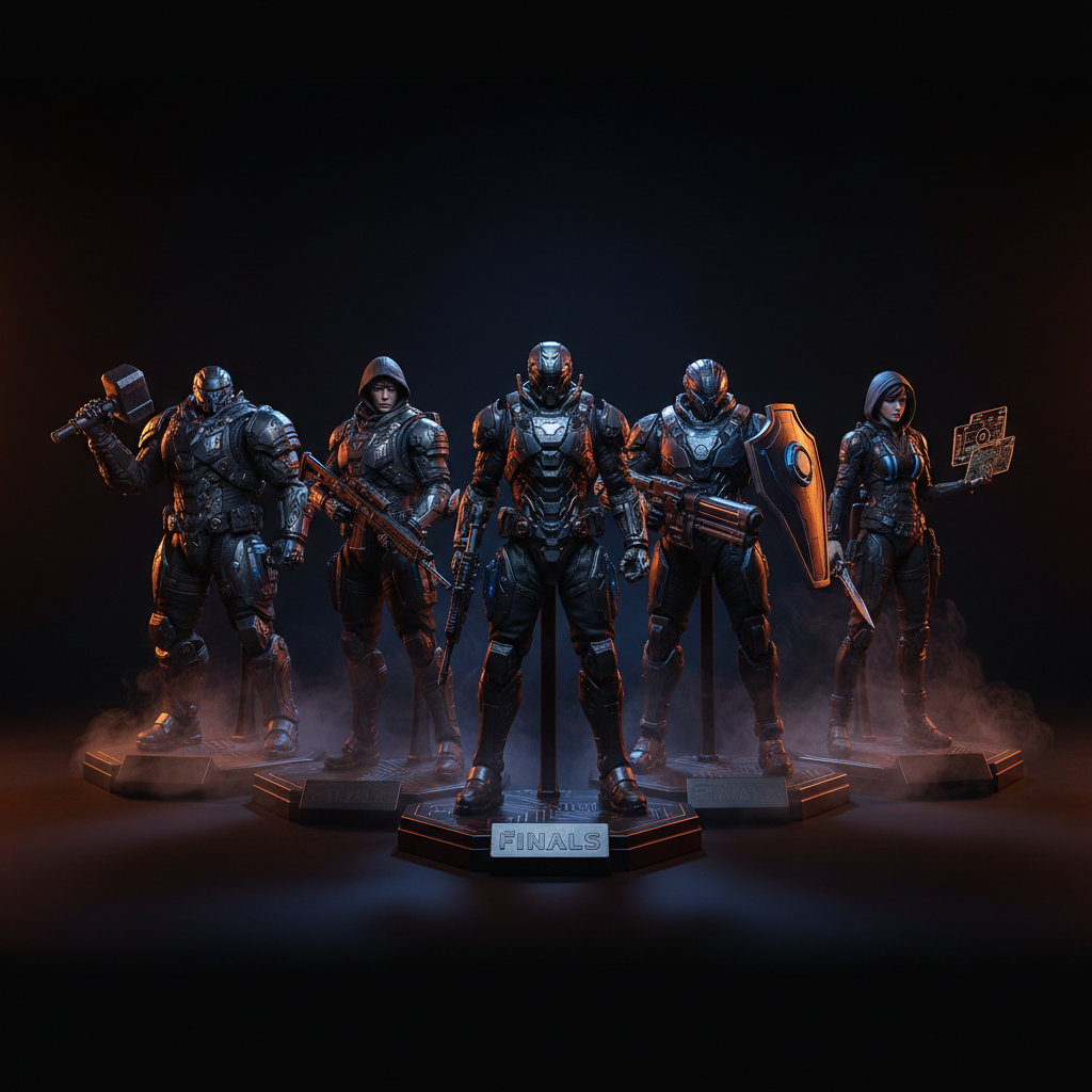 The Finals PS5 Figuren 5er Set