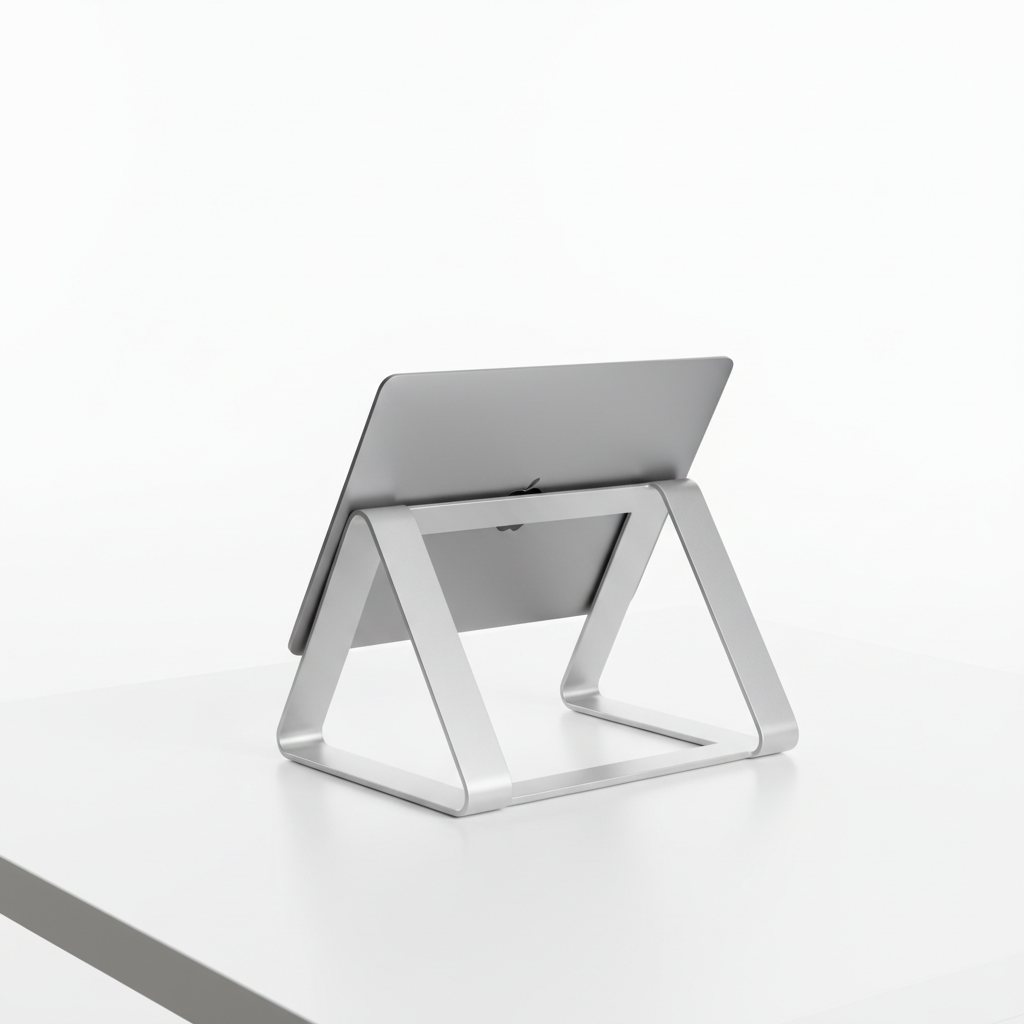 Moderner Laptopständer aus Aluminium