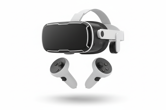 VR Brille All-in-One Headset mit zwei Controllern