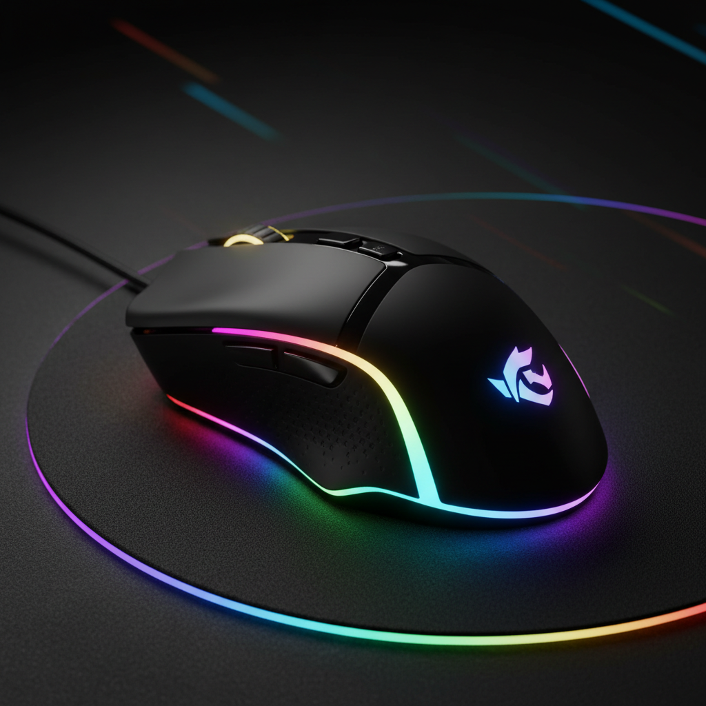 Gaming Maus RGB mit LED-Beleuchtung