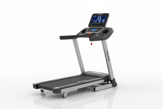 Faltbares Laufband mit LCD Display Frontansicht