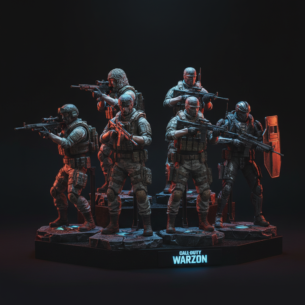 Call of Duty Warzone 5er Sammelfiguren Set