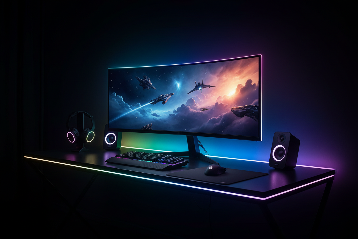 Ultrawide Curved Gaming Monitor 34 Zoll