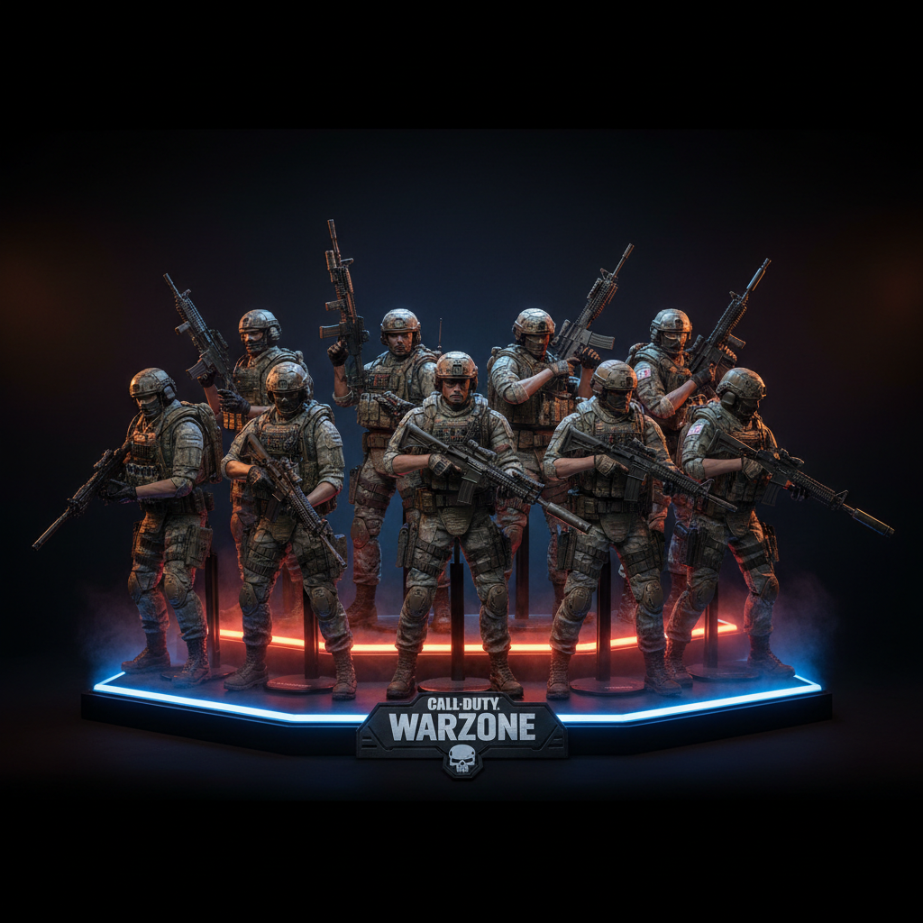 Call of Duty Warzone 10er Sammelfiguren Set