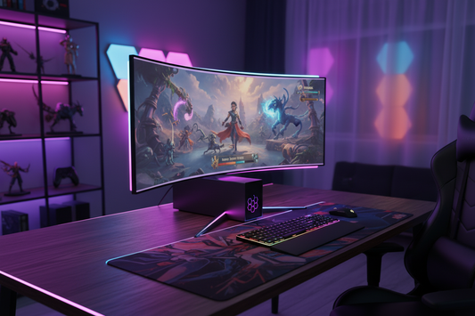 All-in-One Gaming PC im Gaming-Zimmer Setup