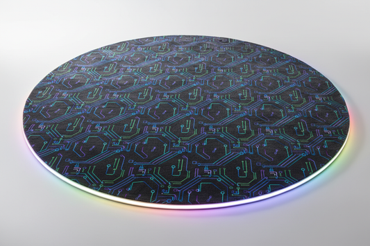 Gaming-Teppich mit RGB-LED Frontansicht