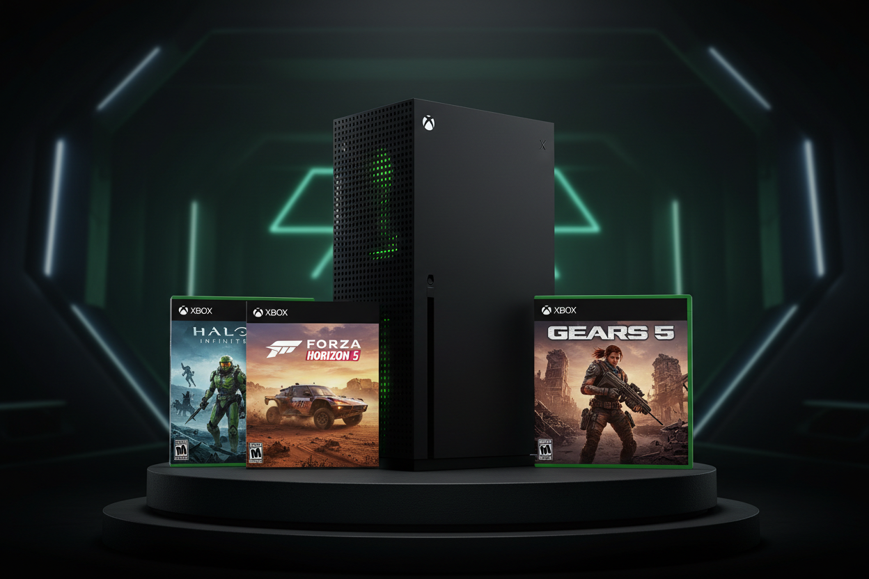 Xbox Series X Bundle mit Halo Infinite, Forza Horizon 5 und Gears 5