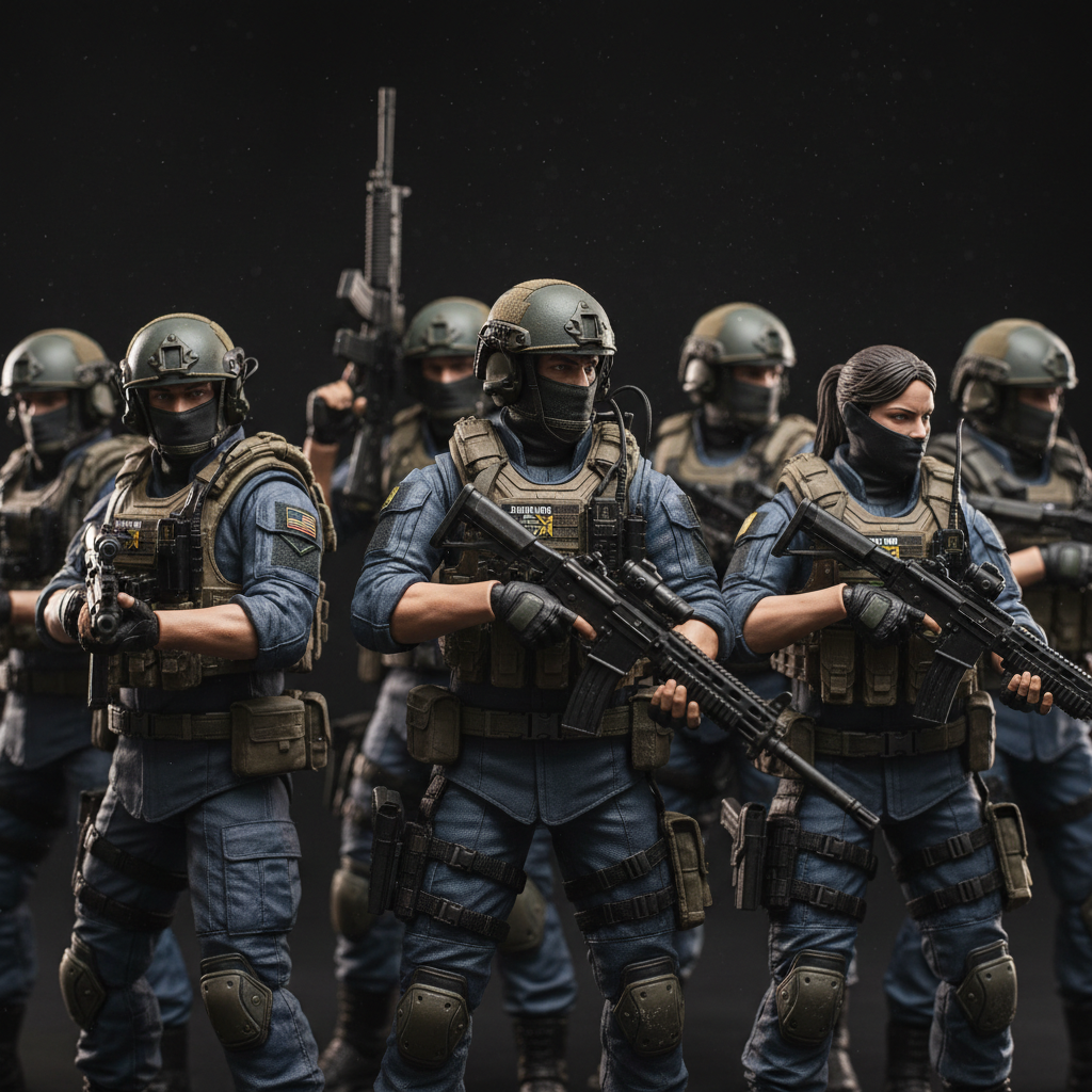 Rainbow Six Siege Figuren Nahaufnahme