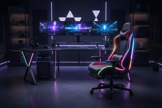 Gaming Stuhl im Gaming-Zimmer Setup