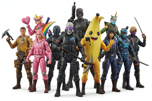 10 große Fortnite Sammelfiguren Set