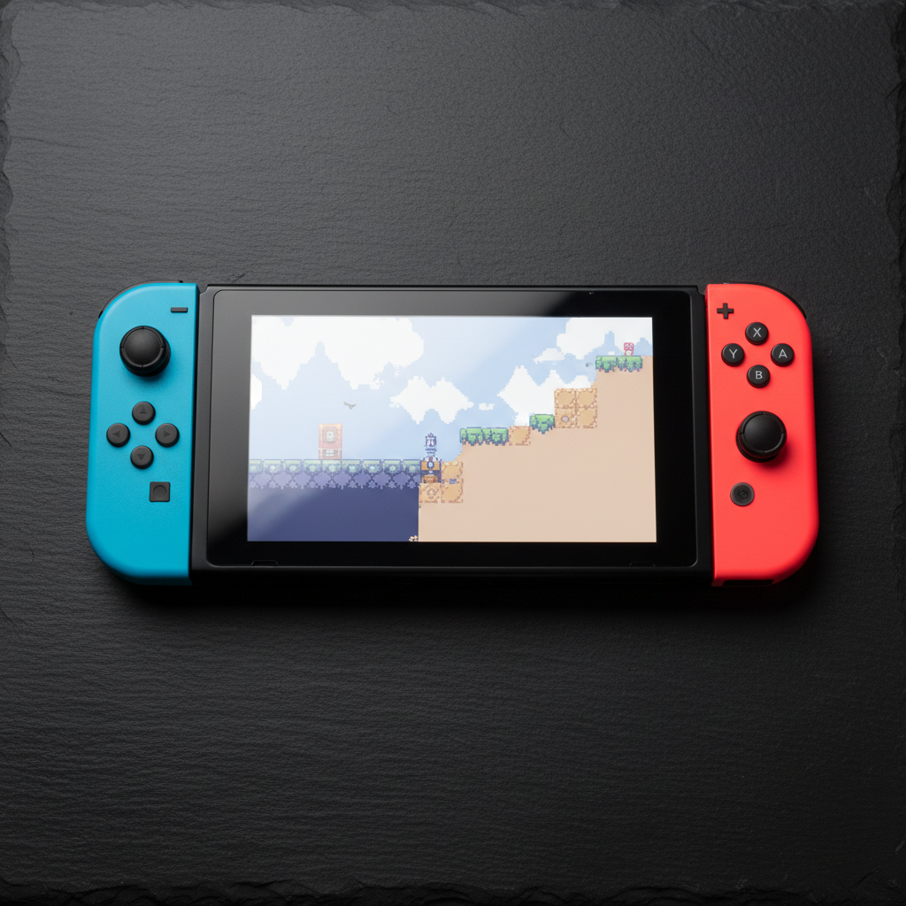 Nintendo Switch Konsole mit 2 Joy-Con Controllern