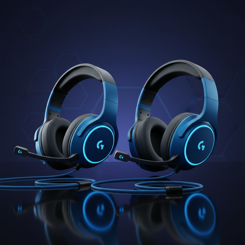 Kopfhörer Blau 2er-Set