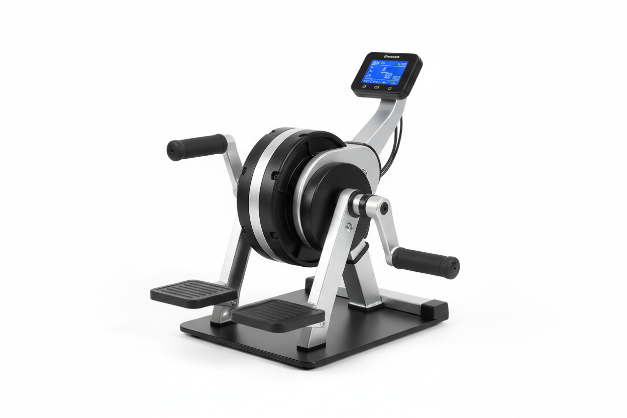 Handkurbelergometer für Rollstuhlfahrer und Rehabilitation